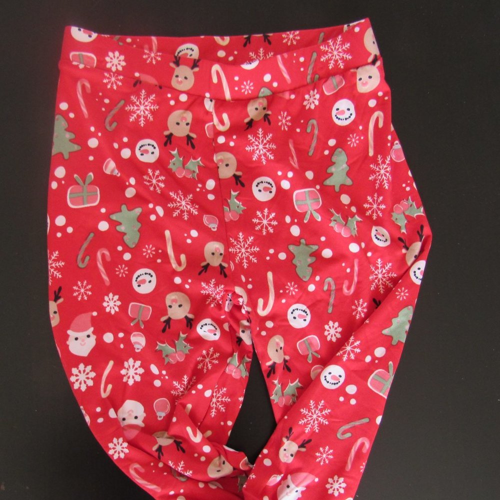 Holiday Leggings, NWOT, Super Cute